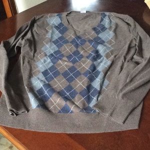 Gap argyle sweater
